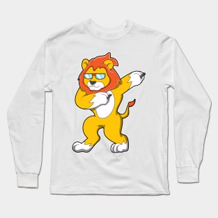 Lion at Hip Hop Dance Long Sleeve T-Shirt